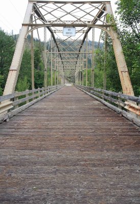  Wood Deck Of Abandoned Bridge  Up The Entiat Valley
