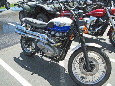 2007 Triumph Scrambler 865 cc, 57 HP Retro Looking Bike