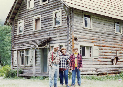 The Olympic  Chalet ( Mom Dad And Jason After Hiking In 13 Miles)