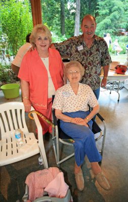 Jann And Elmer With Grandma Johnston ( 88 years young)