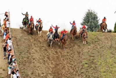 The Start Of The  Stampede 74th Running