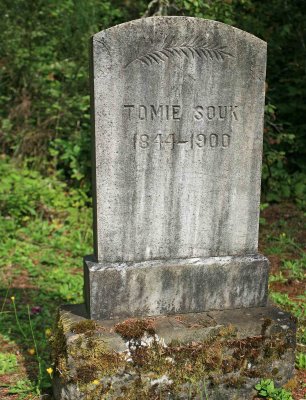 Gravesite Of Tomie Souk ( Born Before White Men Even Came Into This Area)