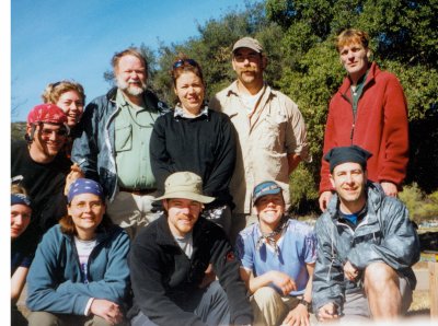 2002 PCT Hiker Friends At Kick-Off