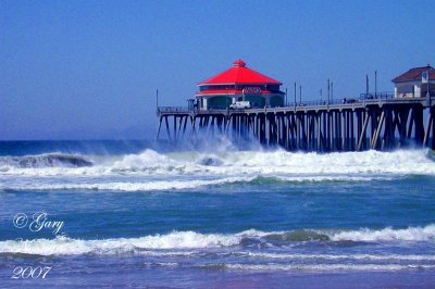 Huntington Beach Pier.