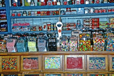 Candy store Knox Berry Farm.