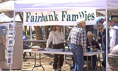 Fairbank families booth.