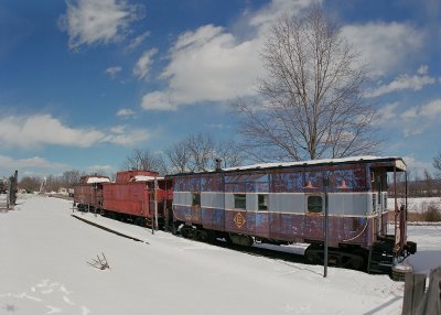 Snowbound Train