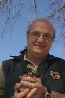 Yours truly with the possum