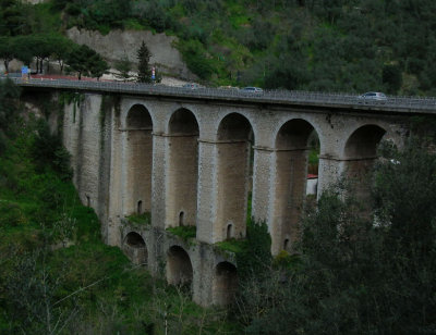 Road bridge across valley between Seiano and Vico Equense