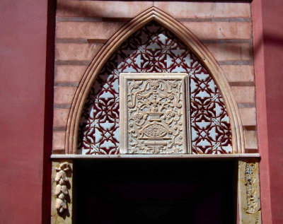 Casa Rosa doorway Anacapri