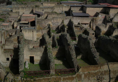 Herculaneum from modern road above