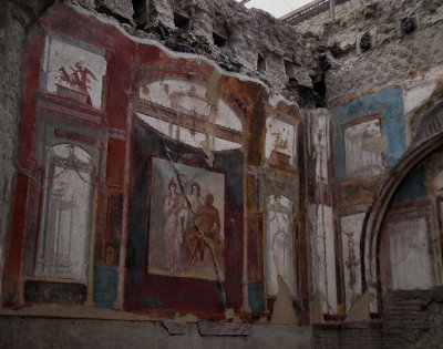 Interior murals unknown house Herculaneum