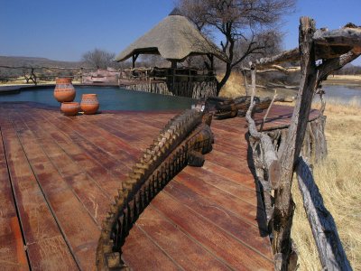 The Villa Pool area Okonjima