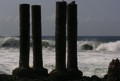 waves and ruin Salt Rock