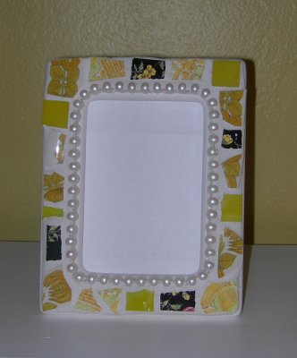 pearly picture frame