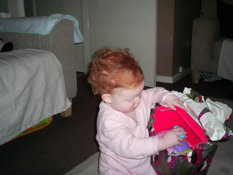 Katie, christmas day 2006