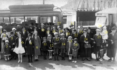Village day trip - 1935? with names...