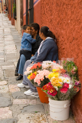 Flower Seller and Child