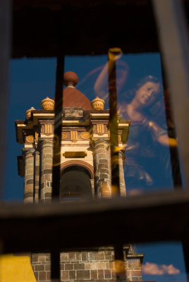 Cathedral Reflection with Angel