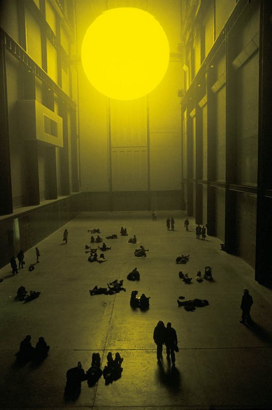 'The Sun' installation (2004) at the Tate Modern