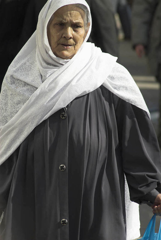 Muslim woman, Whitechapel, London