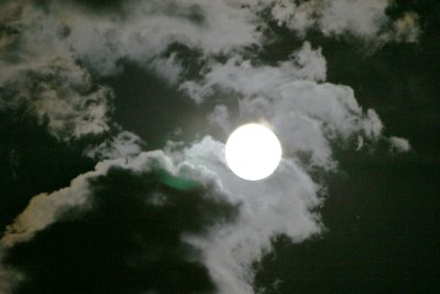 Moon in Clouds
