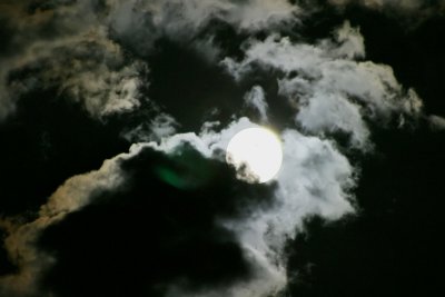 Moon in Clouds