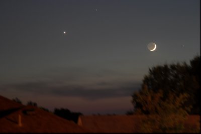 Moon - Venus - Saturn - Regulus