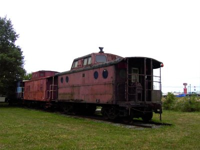 back of  caboose