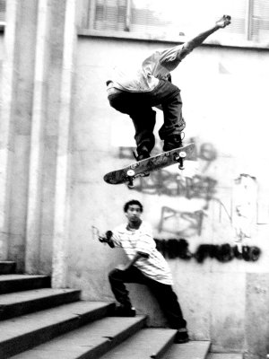 Skating overhead