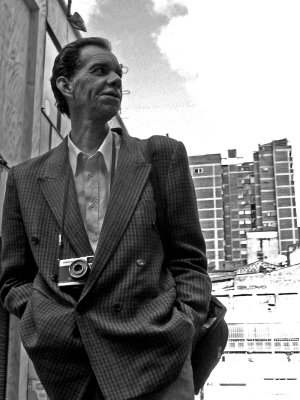 Street photographer photographed