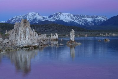 Mono Lake & Earth's Shadow at Sunrise