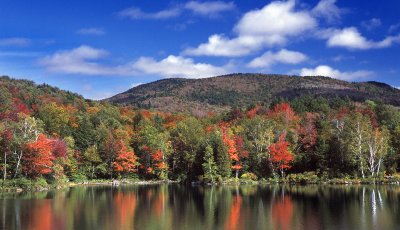 Eaton Lake Fall Color Reflection