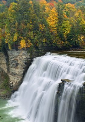 Letchworth SP - Middle Falls Fall Color