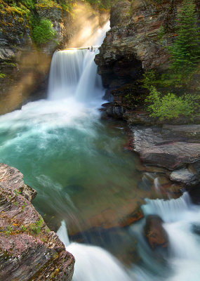 St Mary Falls & Suns Rays