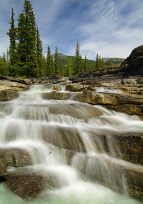 Jasper NP - Athabasca Falls Vertical