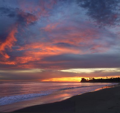 Santa Barbara Sunset Ledbetter Point (23x25)