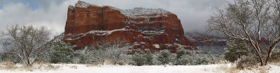 Sedona Snowy Red Rock (19x73)