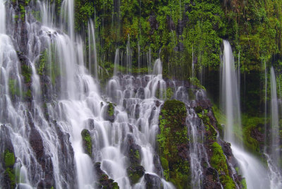 Burney Falls SP - Left Side Closeup