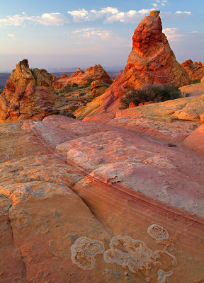 Coyote Buttes South - Late Afternoon Sun
