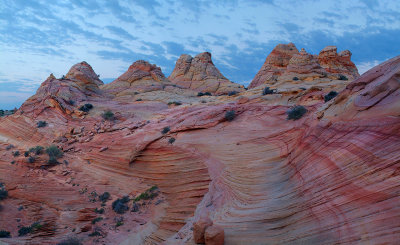 Coyote Buttes South - Pre Sunrise Purple Layers