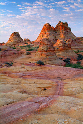 Coyote Buttes South - First Rays Of Light