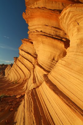 Page - Watering Holes Canyon Sandstone Layers  Fins