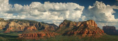 Sedona - Storm Clouds & East Mesa