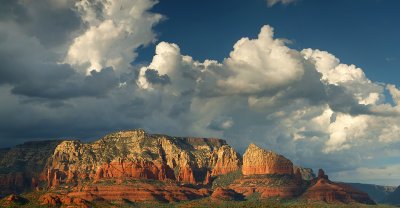 Sedona - Storm Clouds & North Mesa