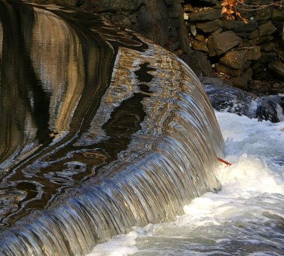 REFLECTIONS IN THE WATERFALL-LOOKS LIKE FUDGE