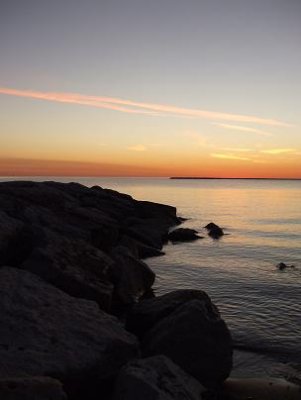 Sunset from the rocks