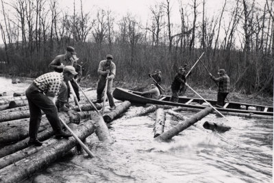 The Drive 1955 On the Tobique River