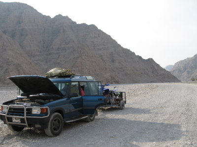 Camping on to of Wadi Bih