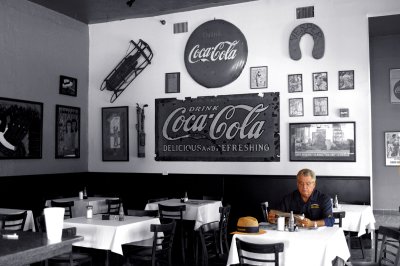 Man in Diner